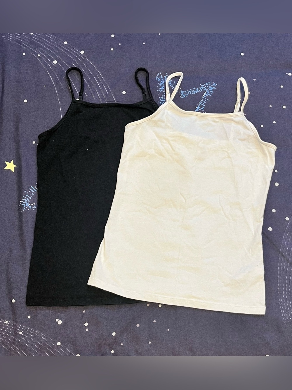 Girls 7/8 Cat & Jack 2 Spaghetti Strap Camisoles tank tops undershirts